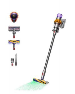 DYSON V15 Detect Absolute Cordless Vacuum Cleaner - Yellow & Nickel 447033-01