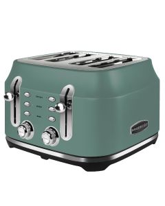 Rangemaster RMCL4S201MG Classic Collection 4 Slice Toaster - Mineral Green