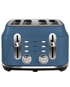 Rangemaster RMCL4S201SB Classic Collection 4 Slice Toaster - Stone Blue