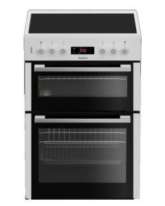 Blomberg HKN65W 60cm Double Oven Electric Cooker with Ceramic Hob - White