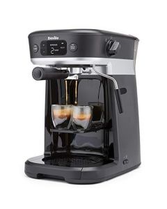 Breville All-in-One Coffee House, Espresso, Filter and Pods Coffee Machine with Milk Frother, Dolce Gusto Compatible [VCF117]