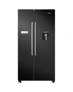 Hisense RS741N4WB11 American Style Fridge Freezer - Black