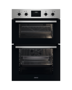 Zanussi ZKCXL3X1 Built in Electric Double Oven Stainless Steel