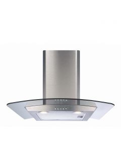 CDA ECP62SS 60cm Stainless Steel Curved Glass Chimney Hood