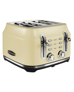 Rangemaster RMCL4S201CM Classic 4 Slice Toaster - Cream