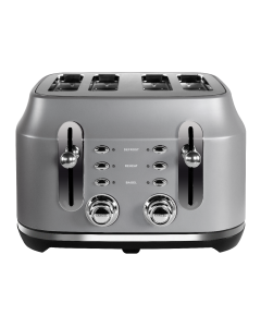 Rangemaster RMCL4S201GY Classic 4 Slice Toaster - Grey